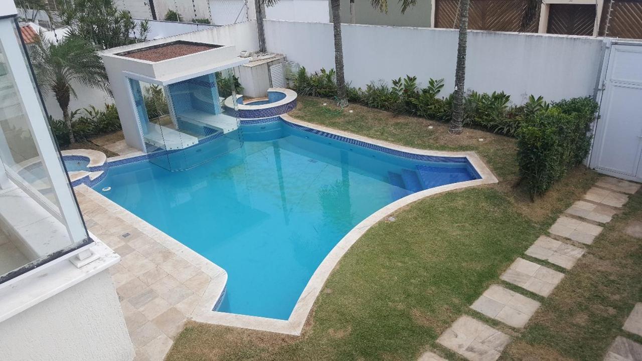 Casa Com Piscina A 150M Da Praia Da Enseada 瓜鲁雅 外观 照片