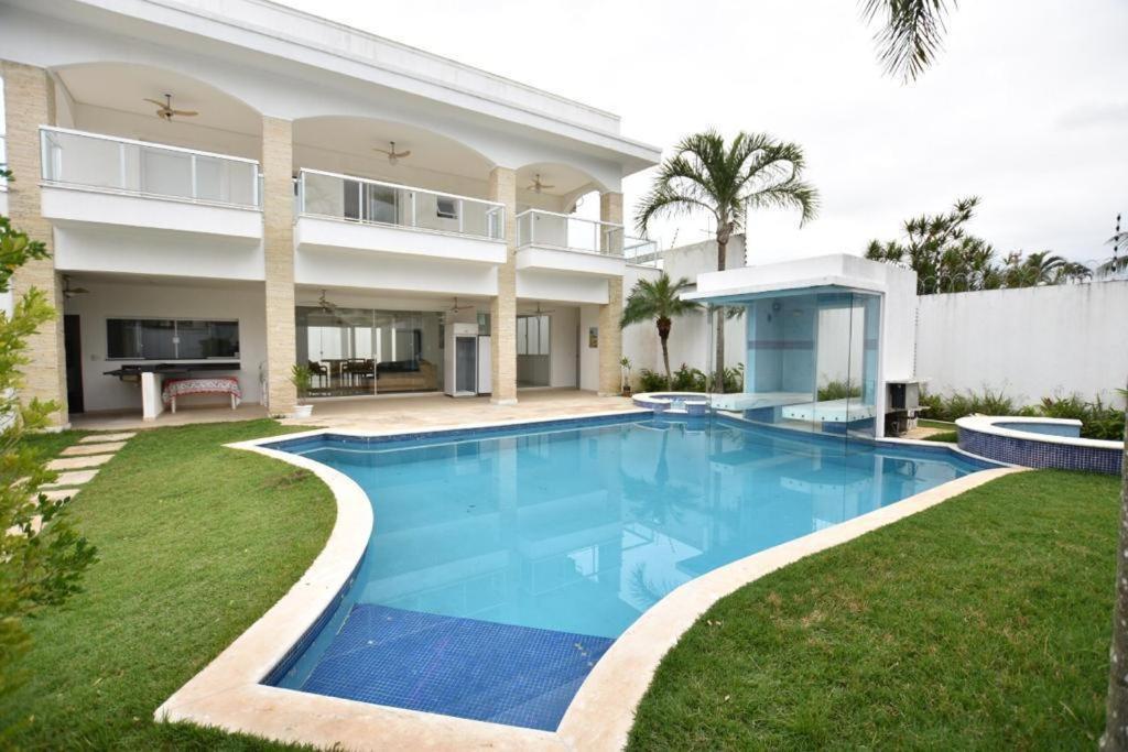 Casa Com Piscina A 150M Da Praia Da Enseada 瓜鲁雅 外观 照片