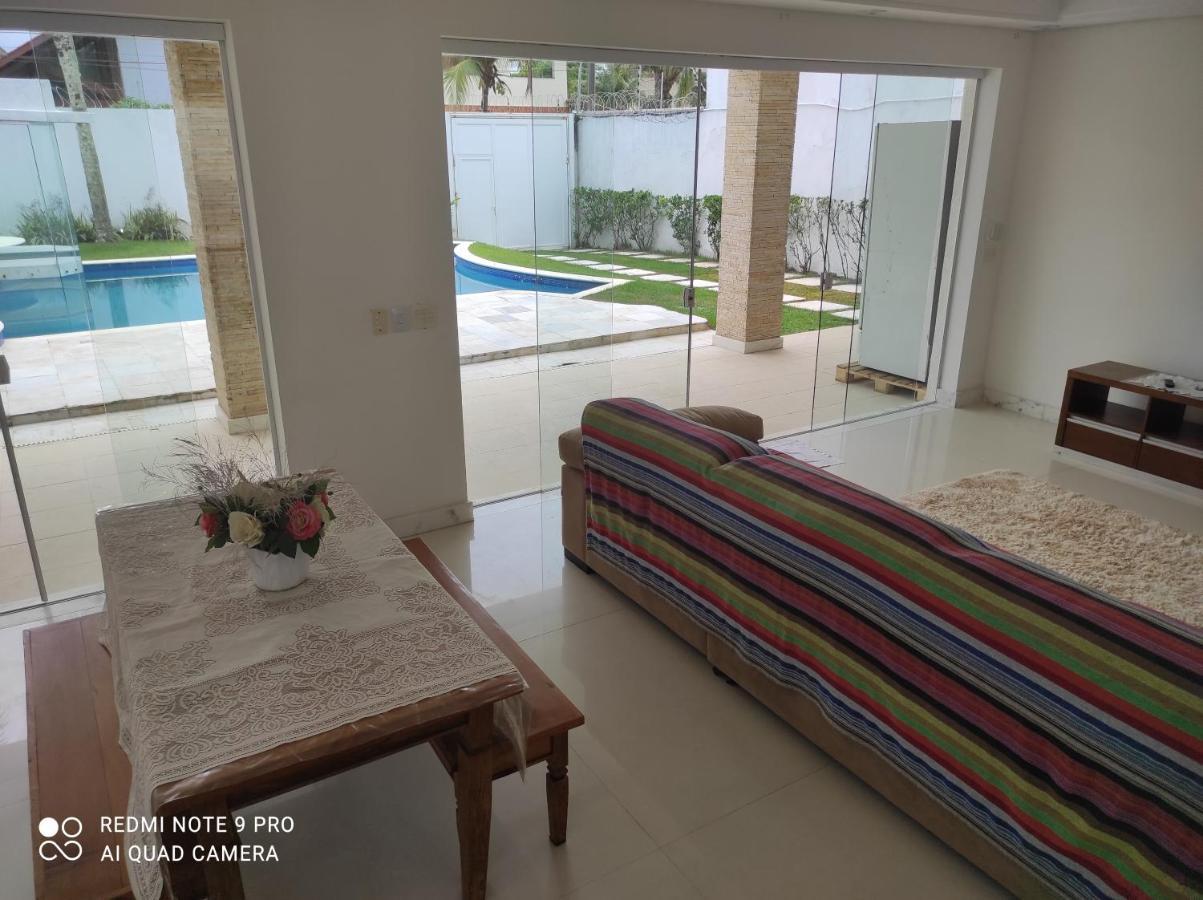 Casa Com Piscina A 150M Da Praia Da Enseada 瓜鲁雅 外观 照片